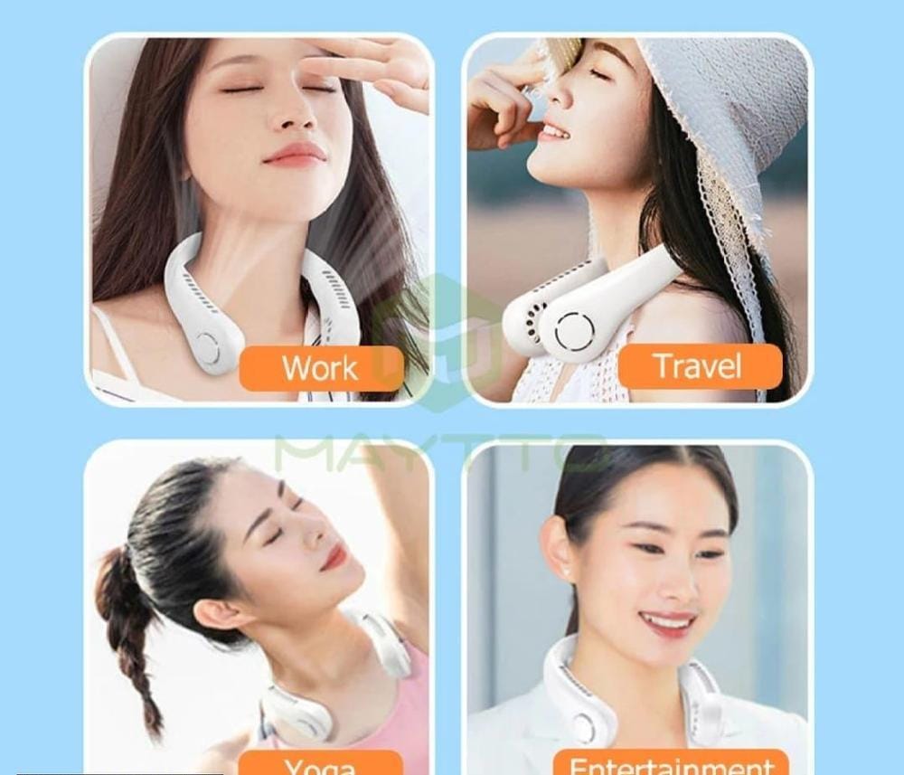 X5 Leafless Portable Neck Ban Fan