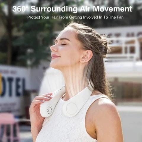 X5 Leafless Portable Neck Ban Fan